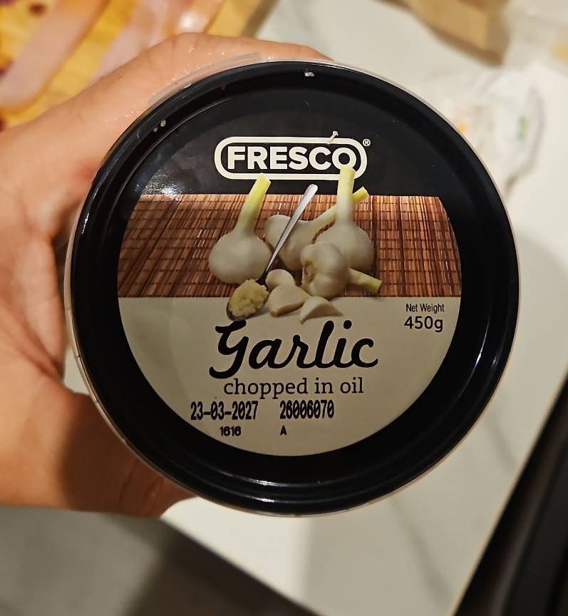 Fresco Bresc Chopped Garlic In Oil 450 g